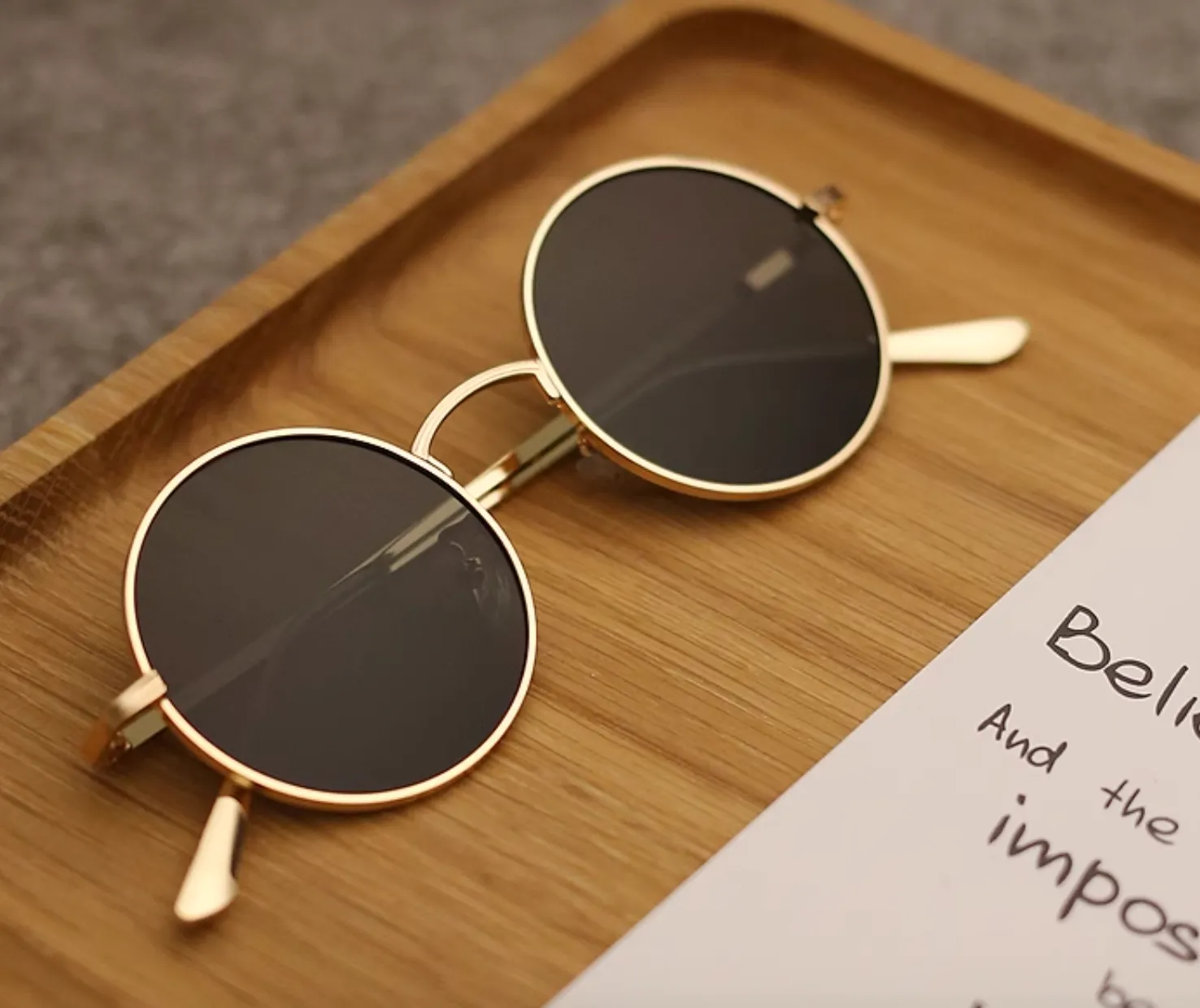 Vintage Aluminum Polarized Sunglasses-JN536